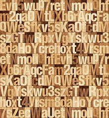 Factura LOFT WOOD ALPHABET 1